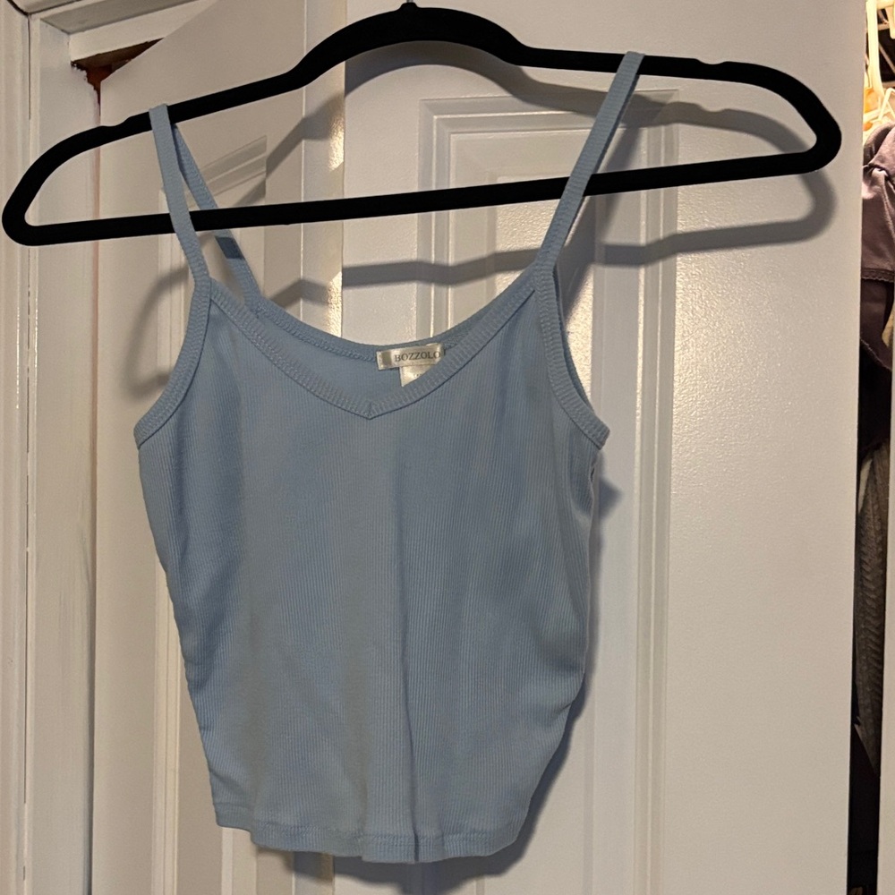 Bozzolo Sky Blue Camisole Top